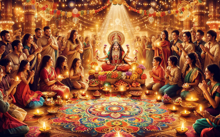 Ashtalakshmi: The 8 Forms of Divine Wealth & Why We Worship Lakshmi on Diwali