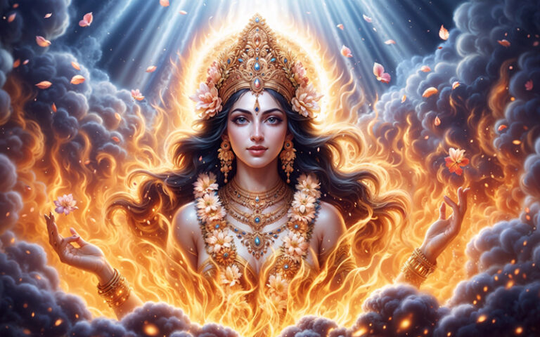 Draupadi's Divine Birth: The Fire-Sprung Princess of Mahabharata