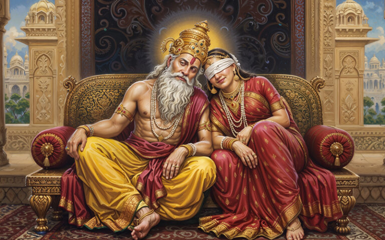 The King's Final Journey: What Happened to Dhritarashtra After the Mahabharata?